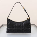 Christian Dior Miss Caro Mini Hobo Shoulder Bag Black